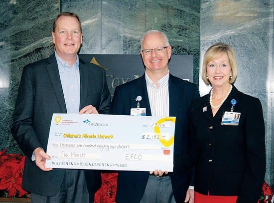 EFCO presents to Children’s Miracle Network